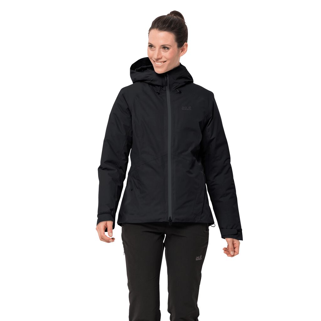 Jack Wolfskin ARGON STORM Vestes Femme Noir - QACZELM-54